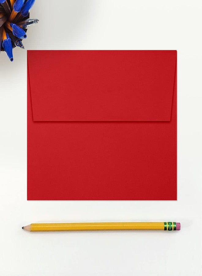 لوكس بيبر مغلفات دعوات LUXPaper A7 | سهلة الفتح والضغط | 5 1/4 بوصة × 7 1/4 بوصة | أحمر ياقوتي | ورق 80 رطل | 50 مغلفًا - Image 4